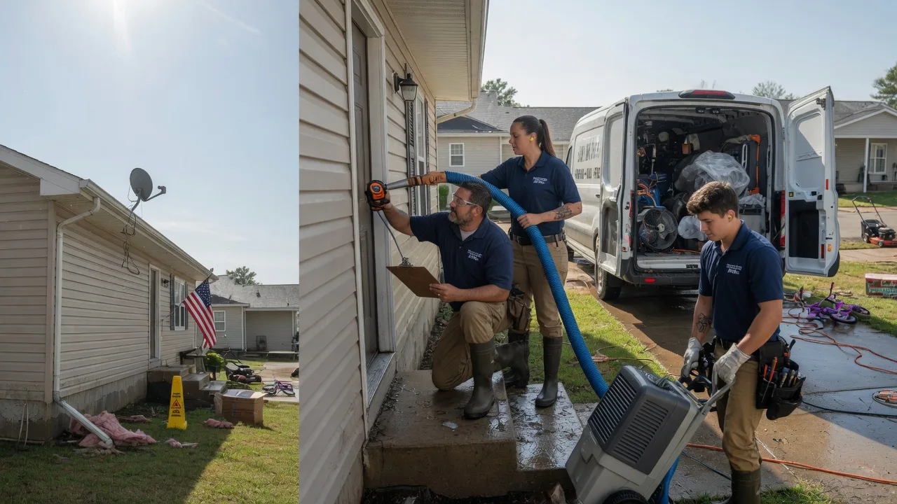 Ceiling Water Damage Restoration in Simpsonville, SC near me